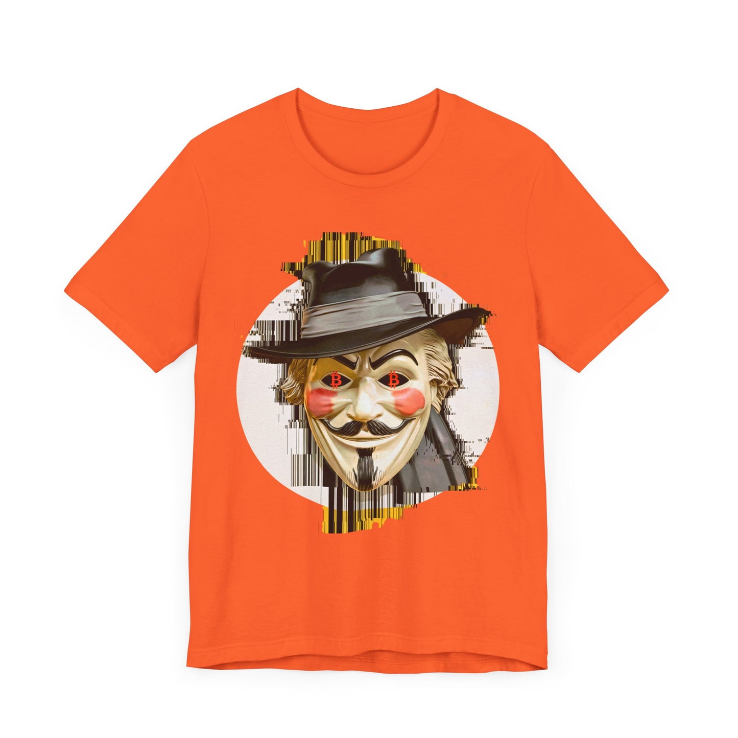 V For Bitcoin Unisex Short Sleeve Tee