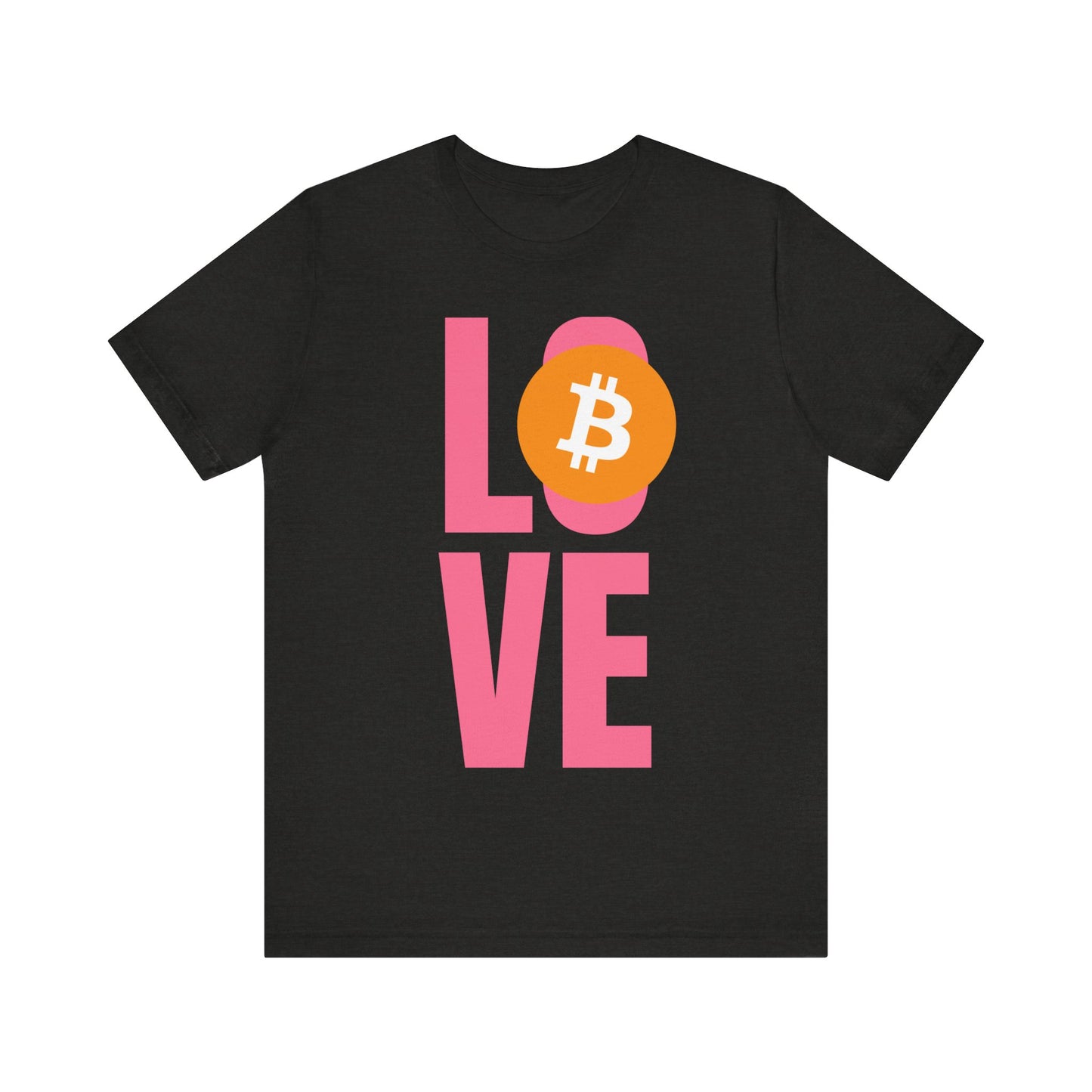 Love Bitcoin Unisex Short Sleeve Tee