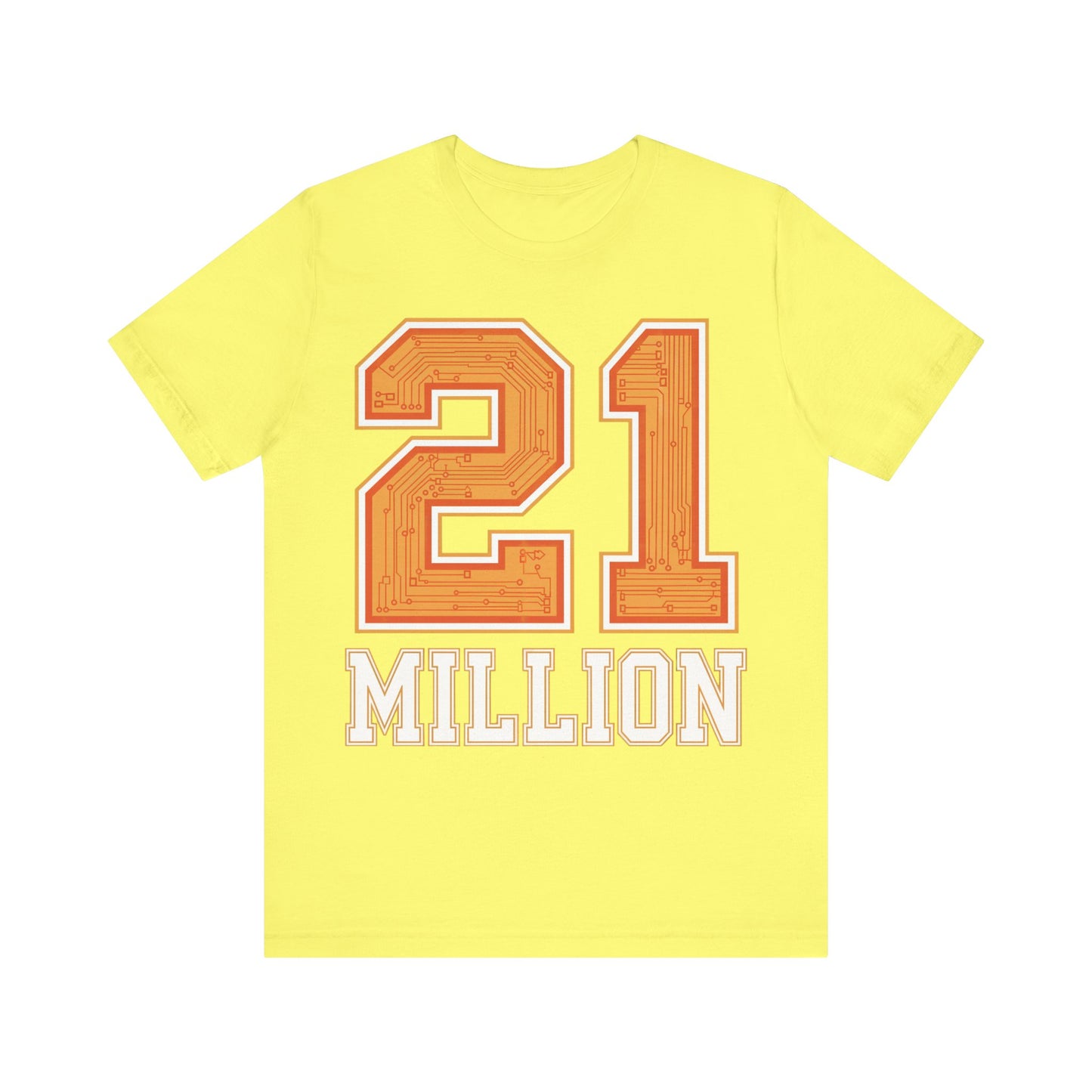 21M Orange Circuit Unisex Short Sleeve Tee