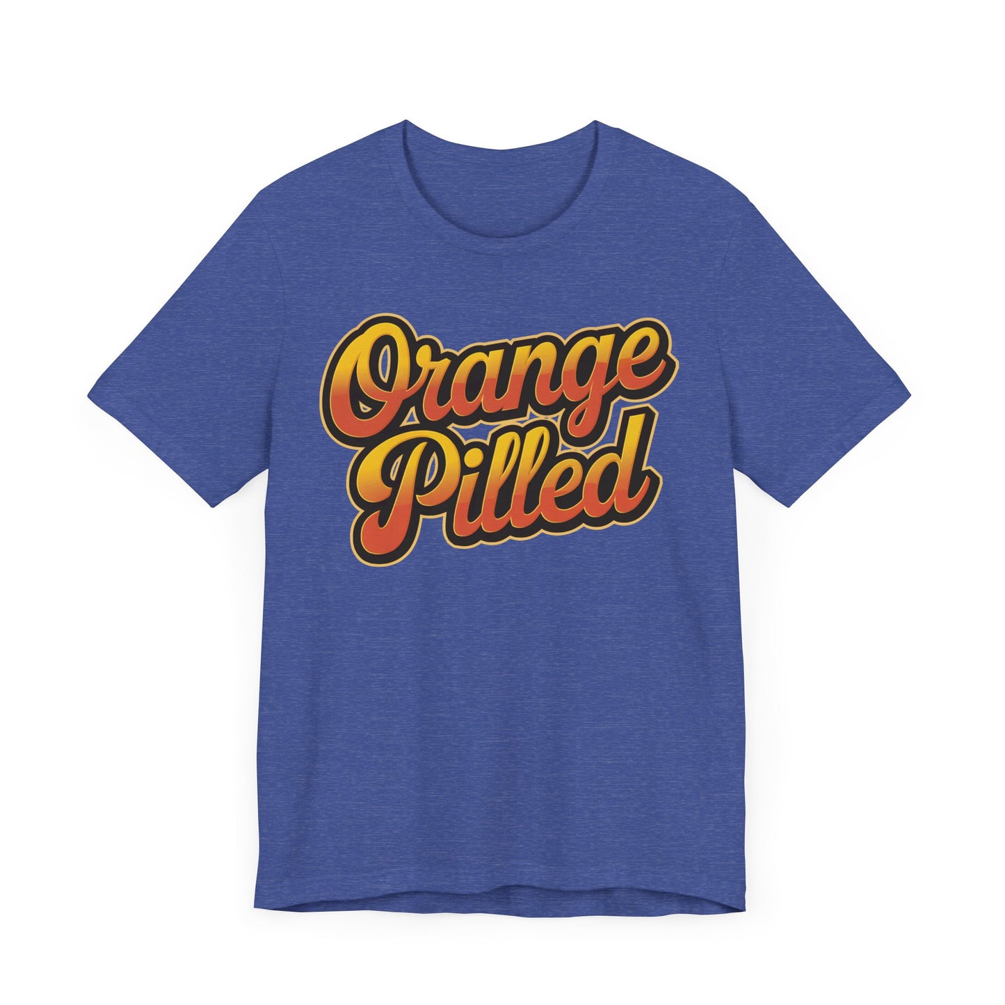 Orange Pilled Unisex Short Sleeve Tee