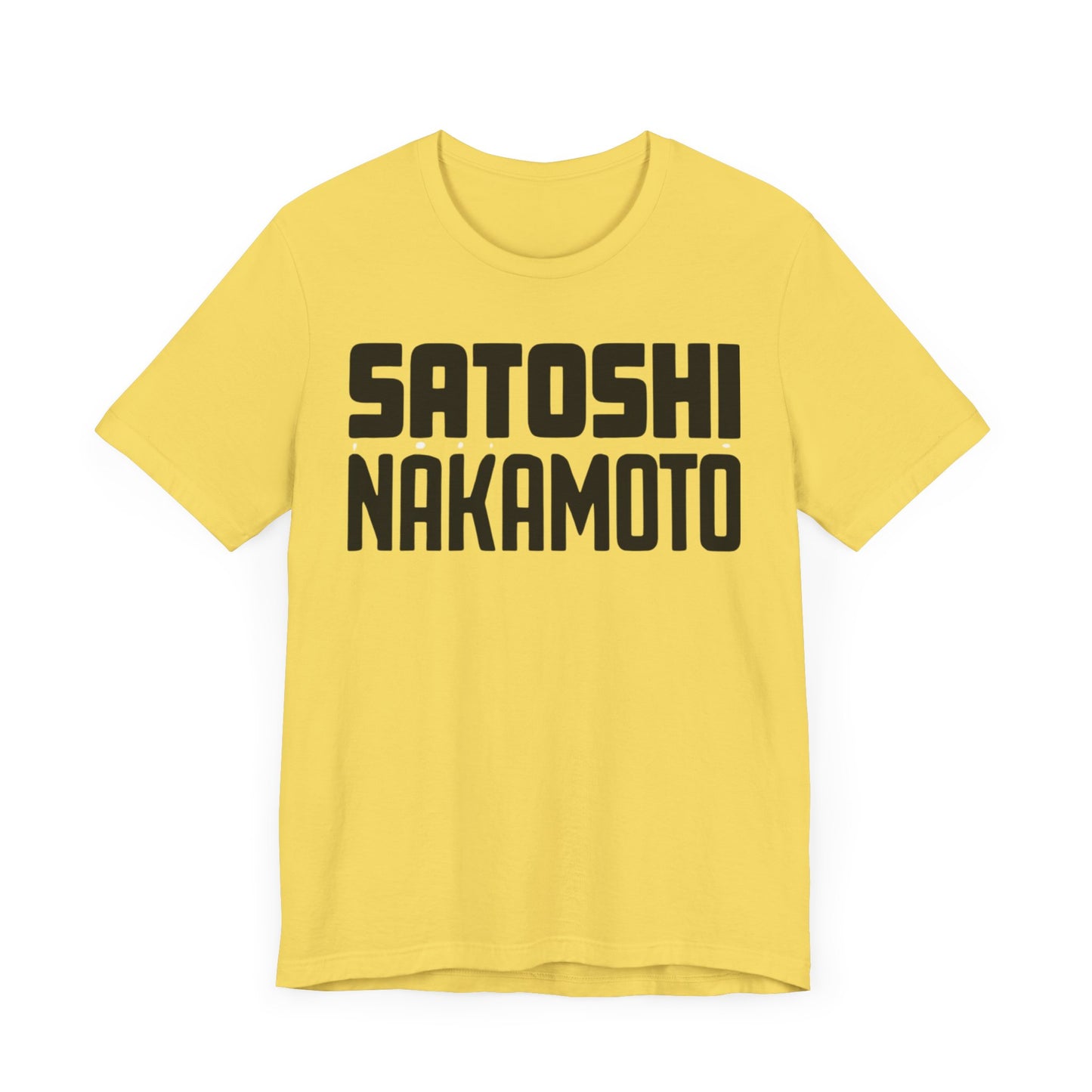 Satoshi Nakamoto Unisex Short Sleeve Tee