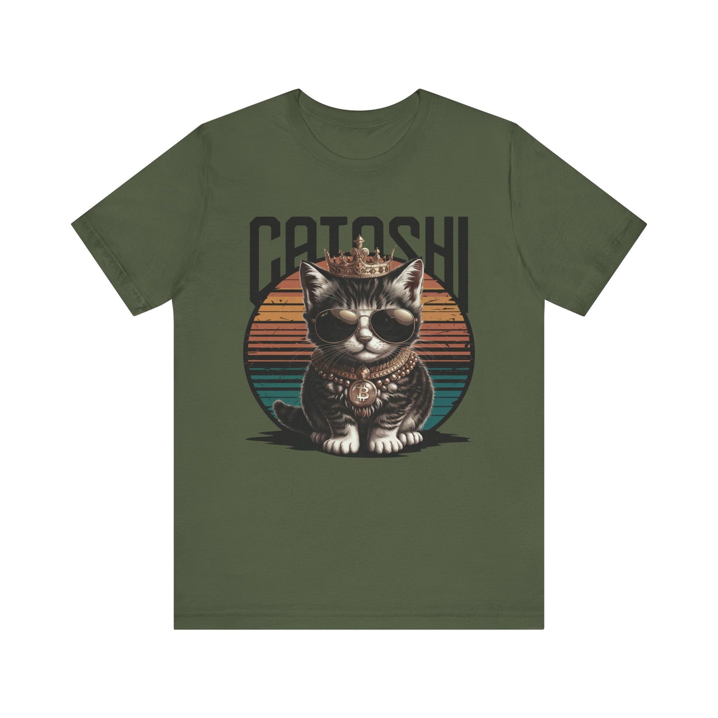 Grey Catoshi Unisex Short Sleeve Tee