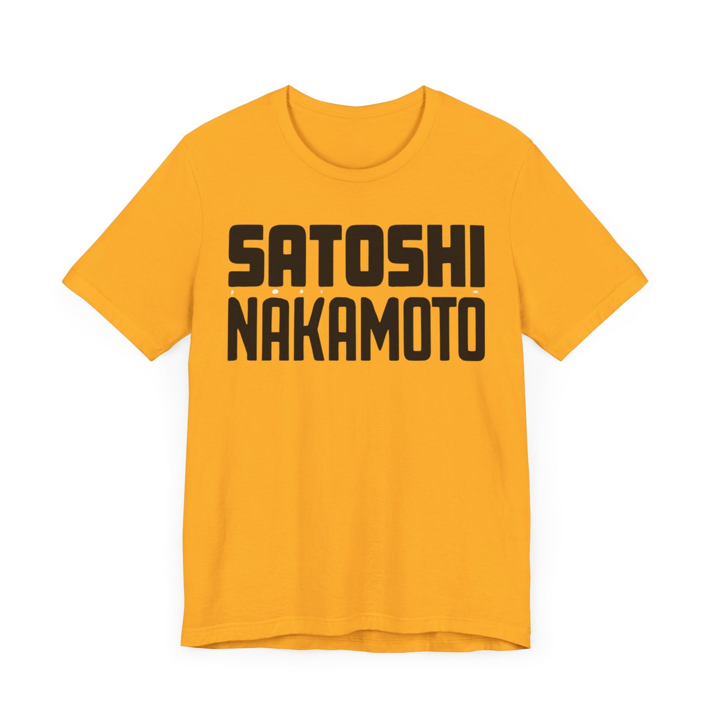 Satoshi Nakamoto Unisex Short Sleeve Tee