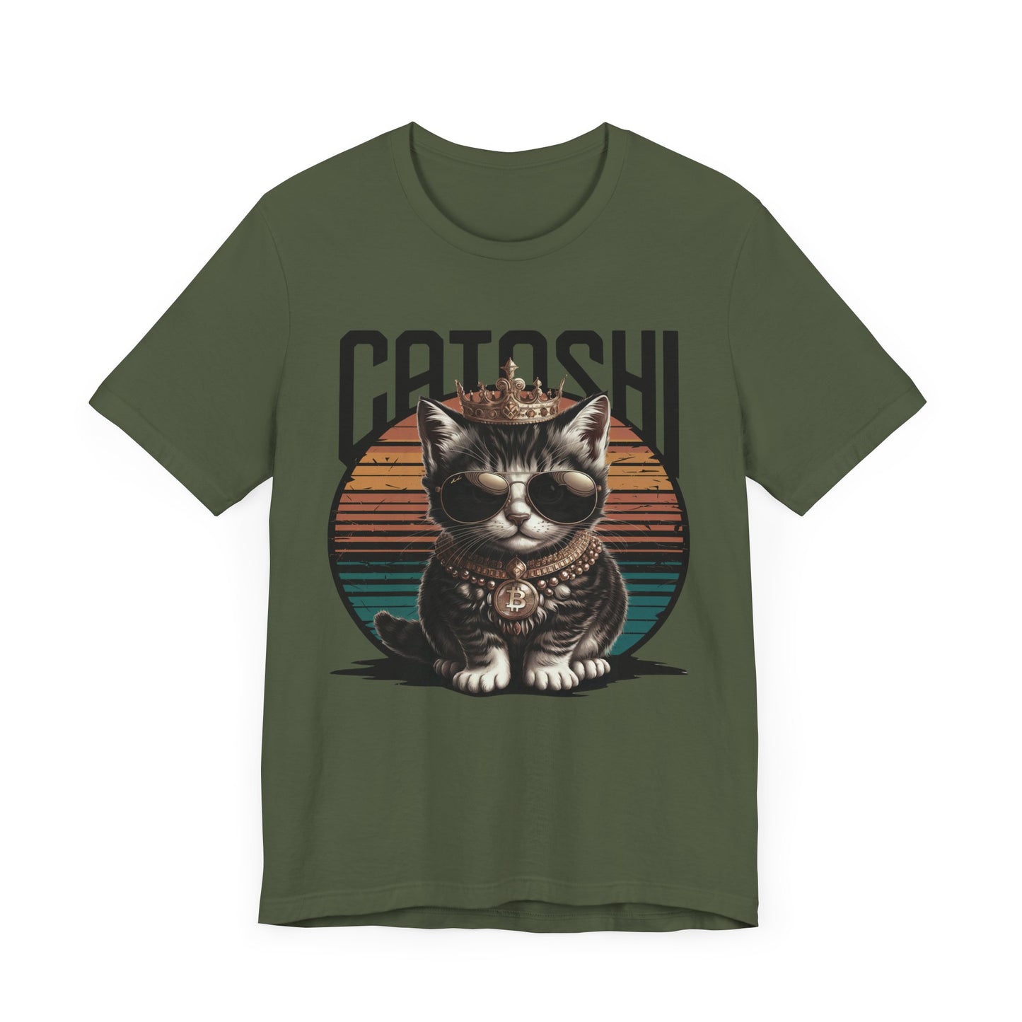 Grey Catoshi Unisex Short Sleeve Tee
