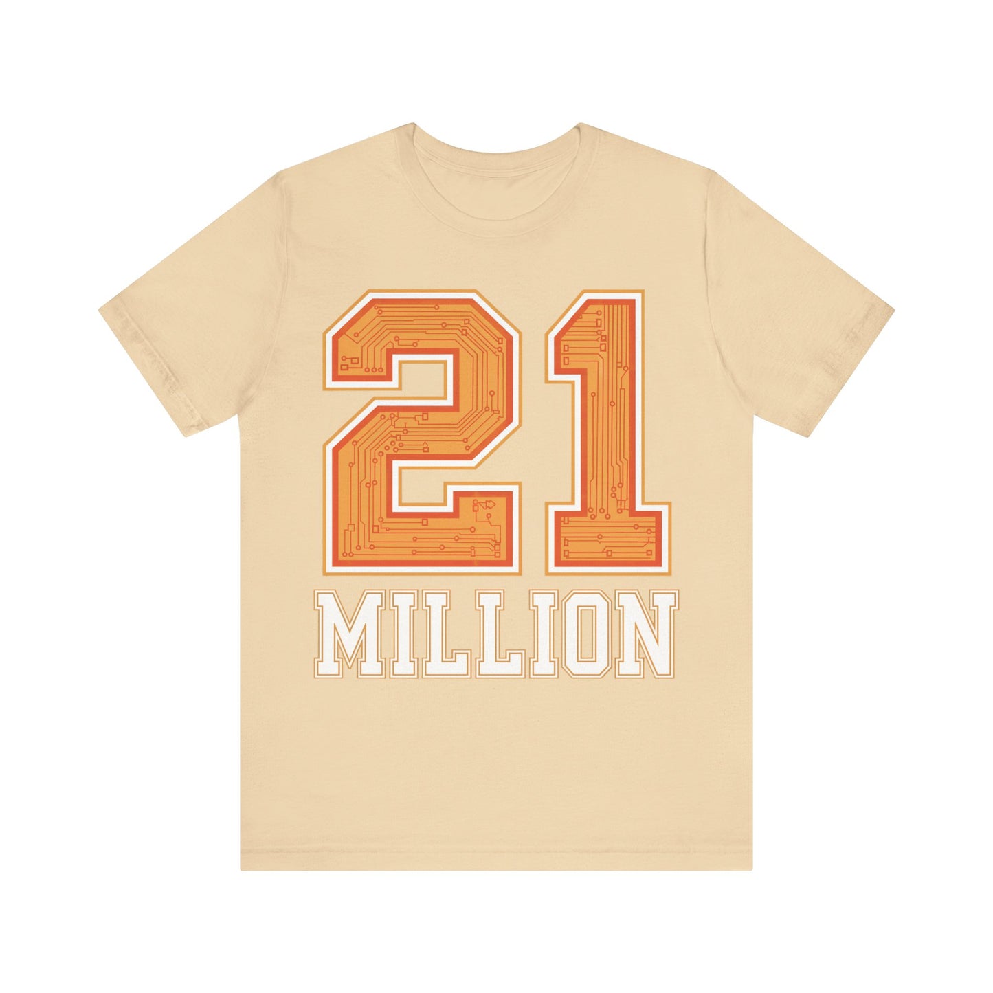21M Orange Circuit Unisex Short Sleeve Tee