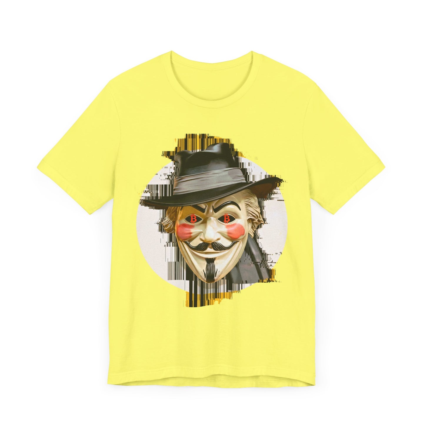V For Bitcoin Unisex Short Sleeve Tee