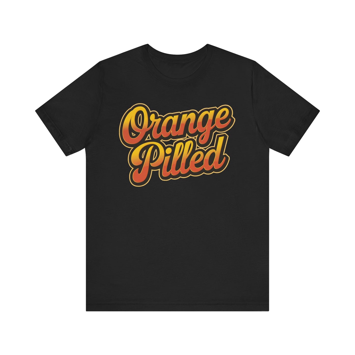 Orange Pilled Unisex Short Sleeve Tee