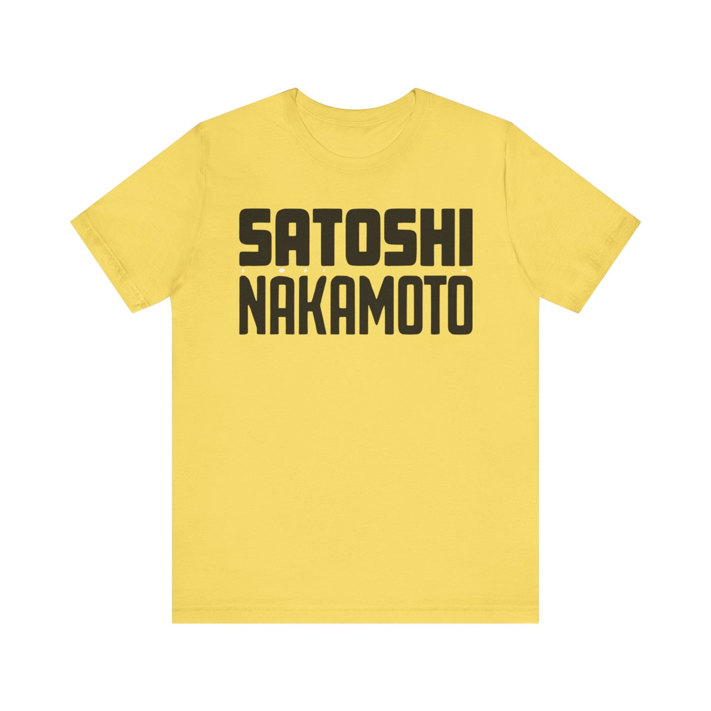 Satoshi Nakamoto Unisex Short Sleeve Tee