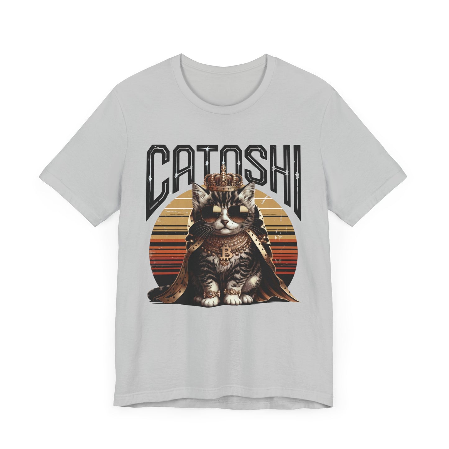 Royal Grey Catoshi Unisex Short Sleeve Tee