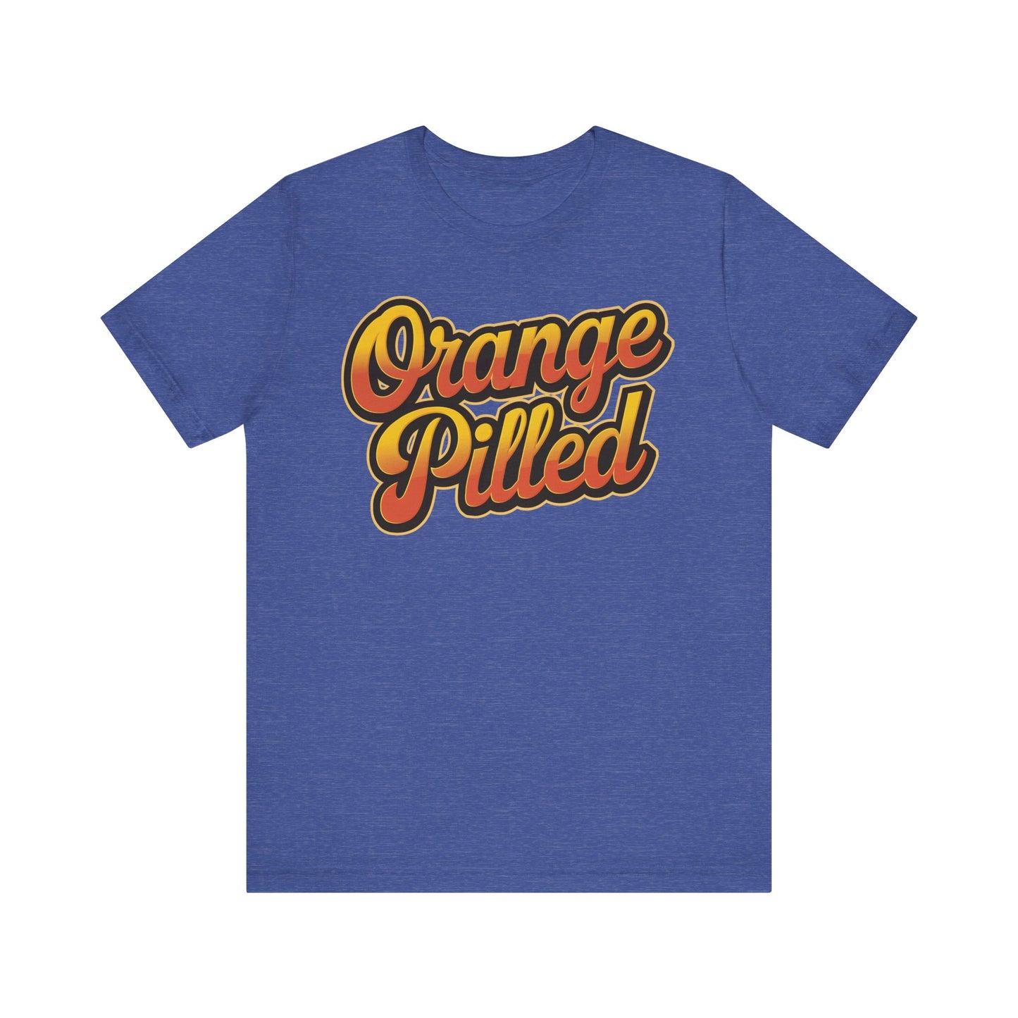Orange Pilled Unisex Short Sleeve Tee