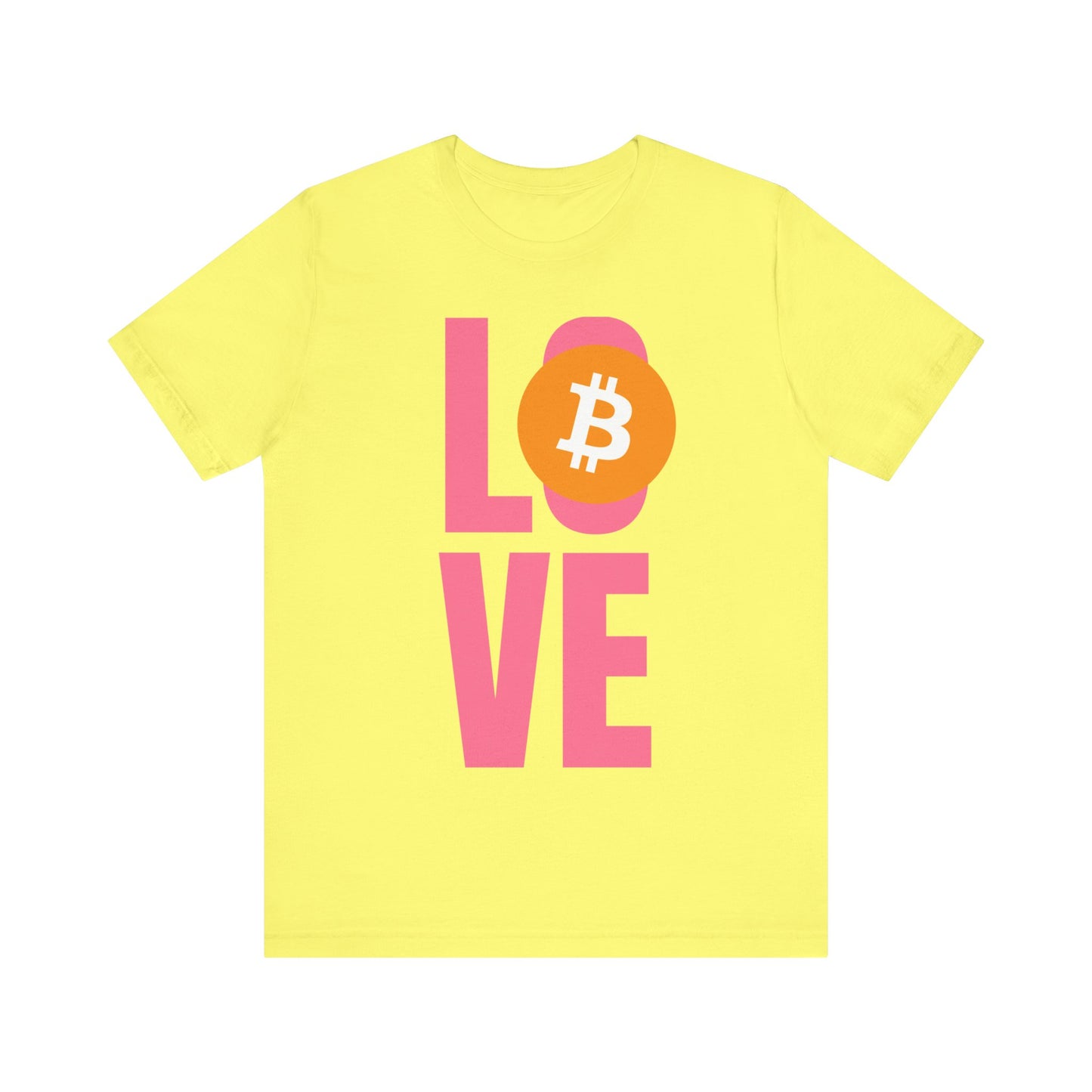 Love Bitcoin Unisex Short Sleeve Tee