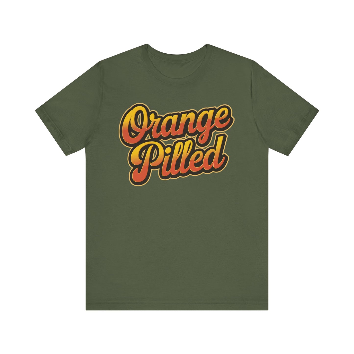 Orange Pilled Unisex Short Sleeve Tee