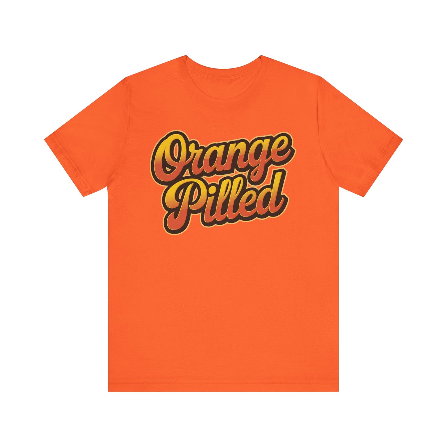 Orange Pilled Unisex Short Sleeve Tee