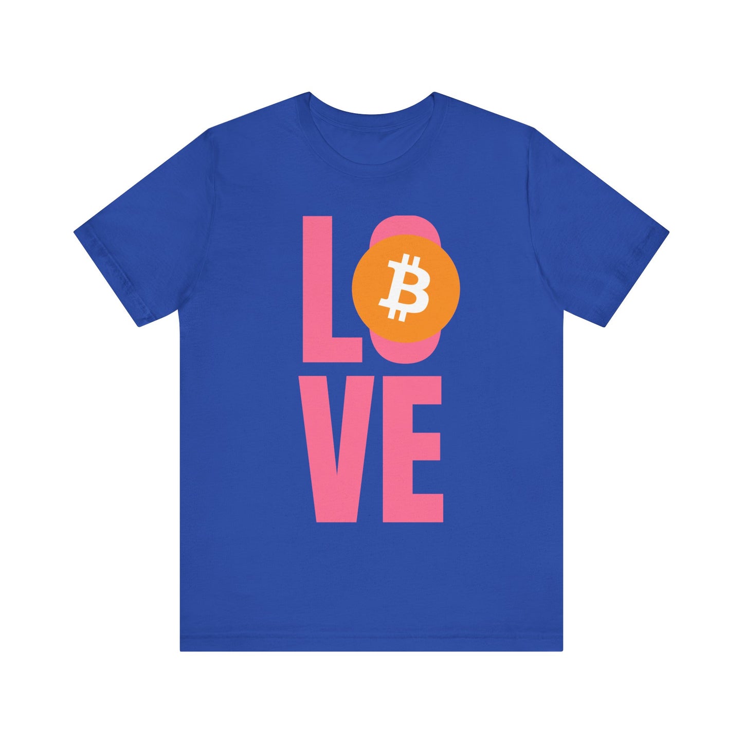 Love Bitcoin Unisex Short Sleeve Tee