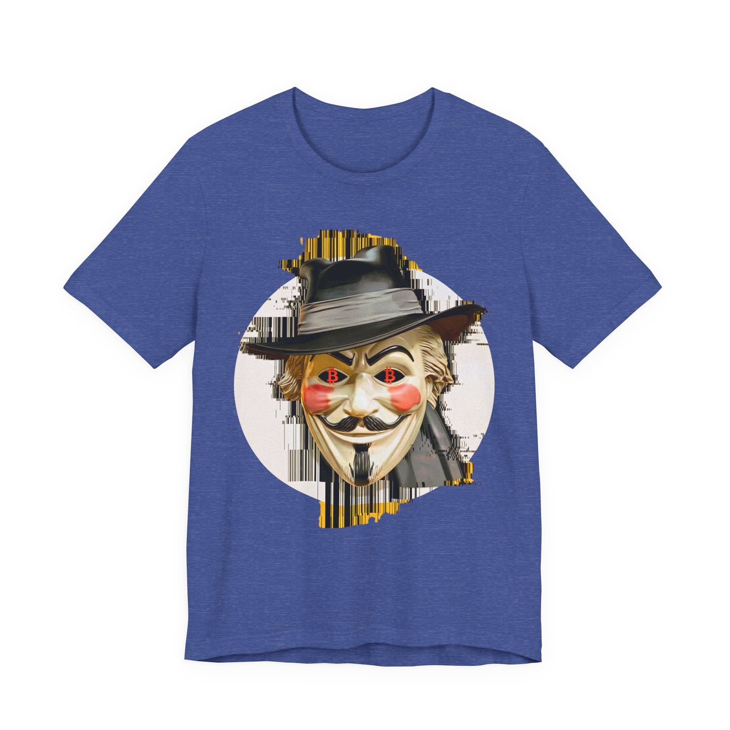 V For Bitcoin Unisex Short Sleeve Tee