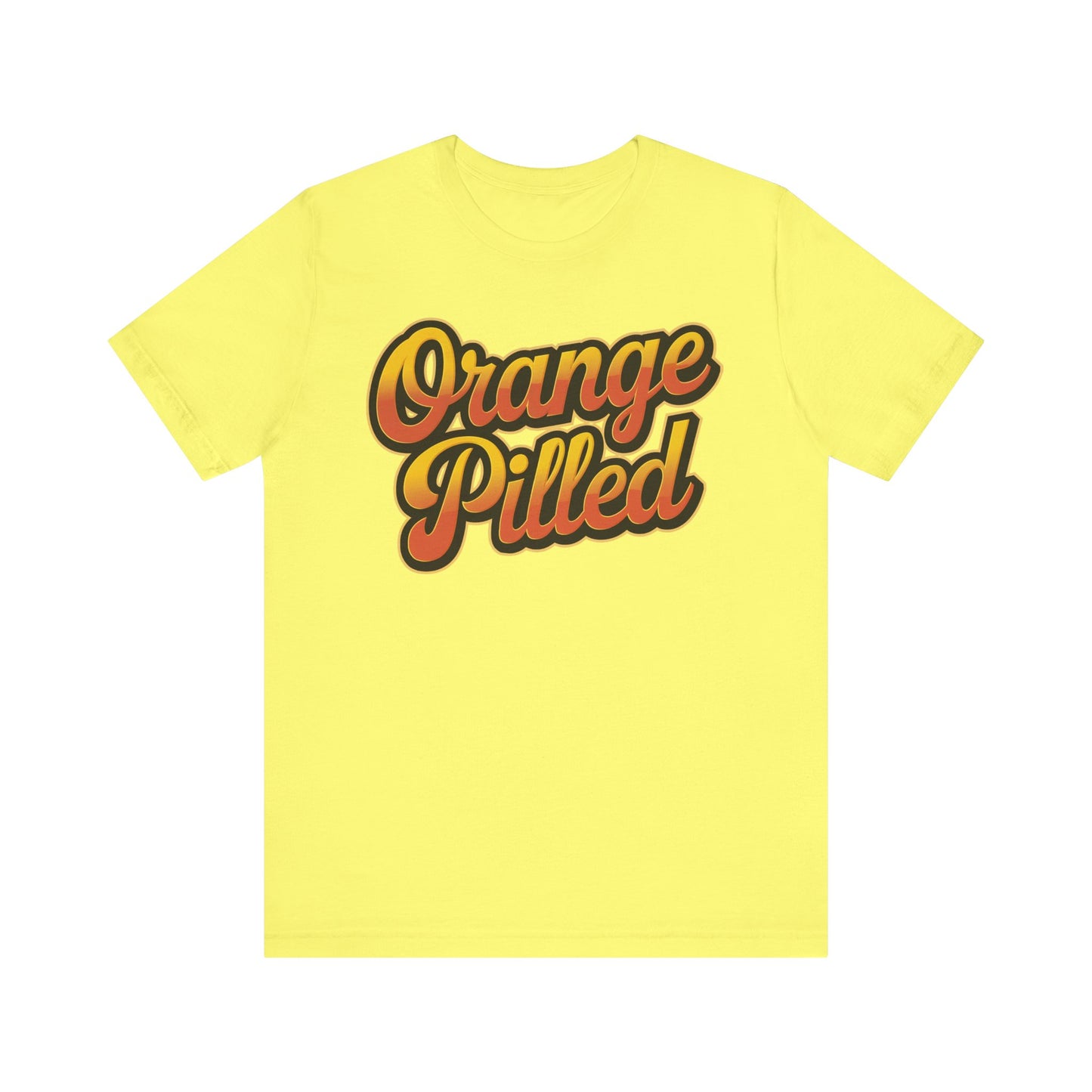 Orange Pilled Unisex Short Sleeve Tee