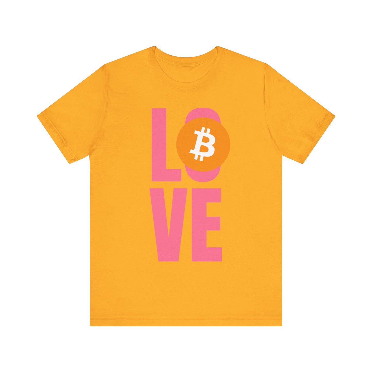 Love Bitcoin Unisex Short Sleeve Tee