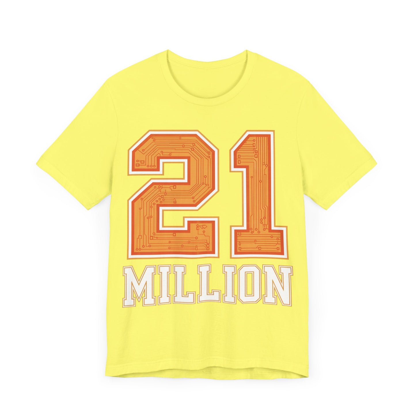 21M Orange Circuit Unisex Short Sleeve Tee