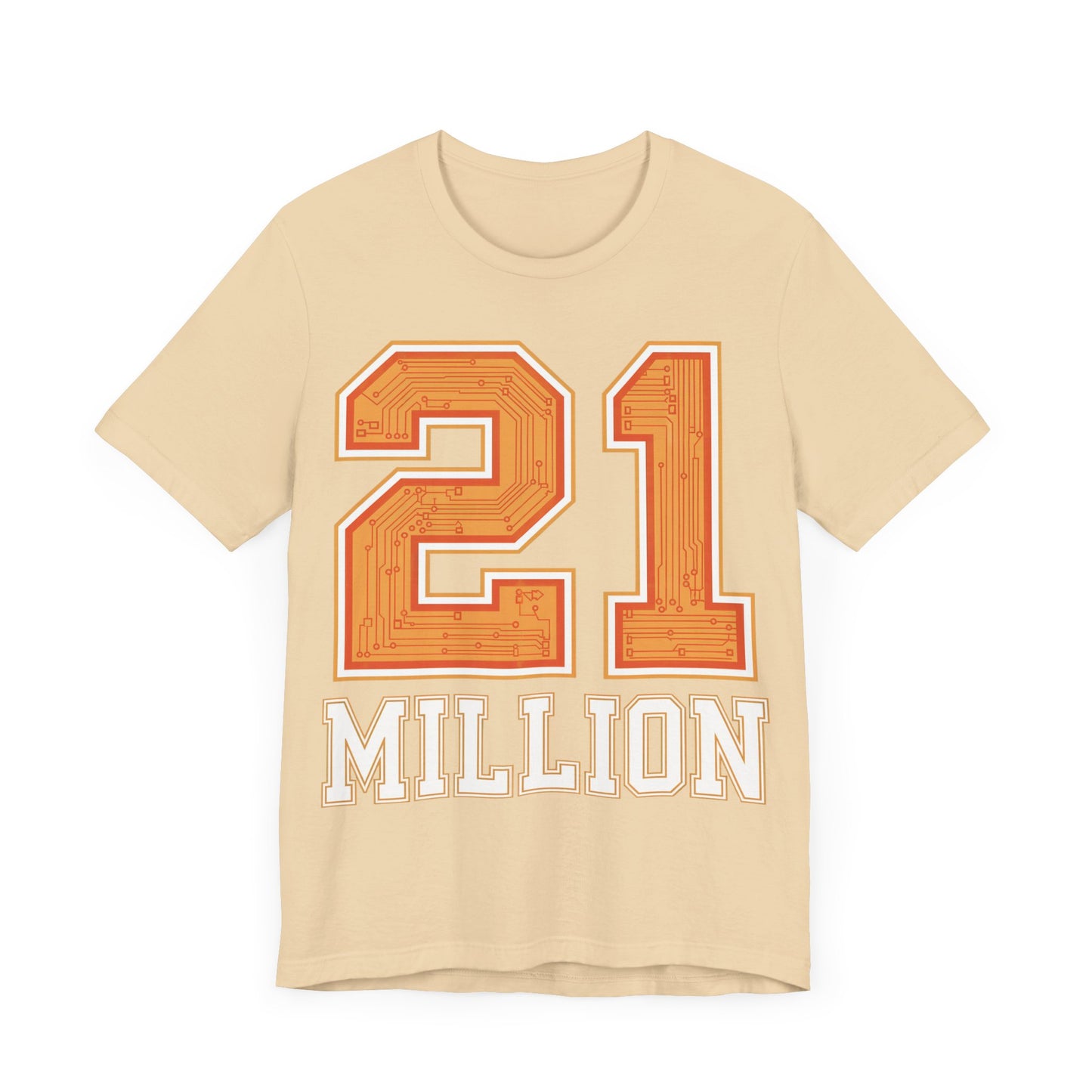 21M Orange Circuit Unisex Short Sleeve Tee