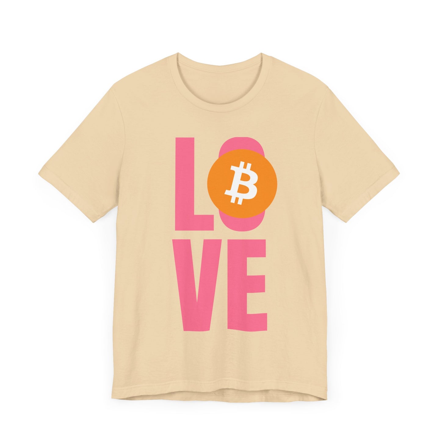 Love Bitcoin Unisex Short Sleeve Tee