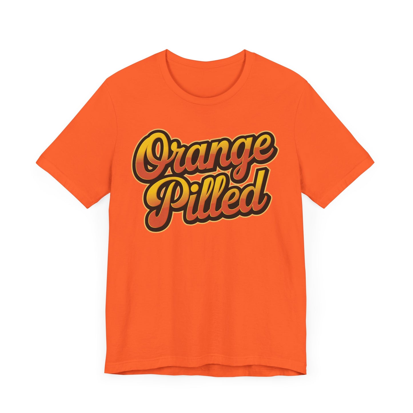 Orange Pilled Unisex Short Sleeve Tee