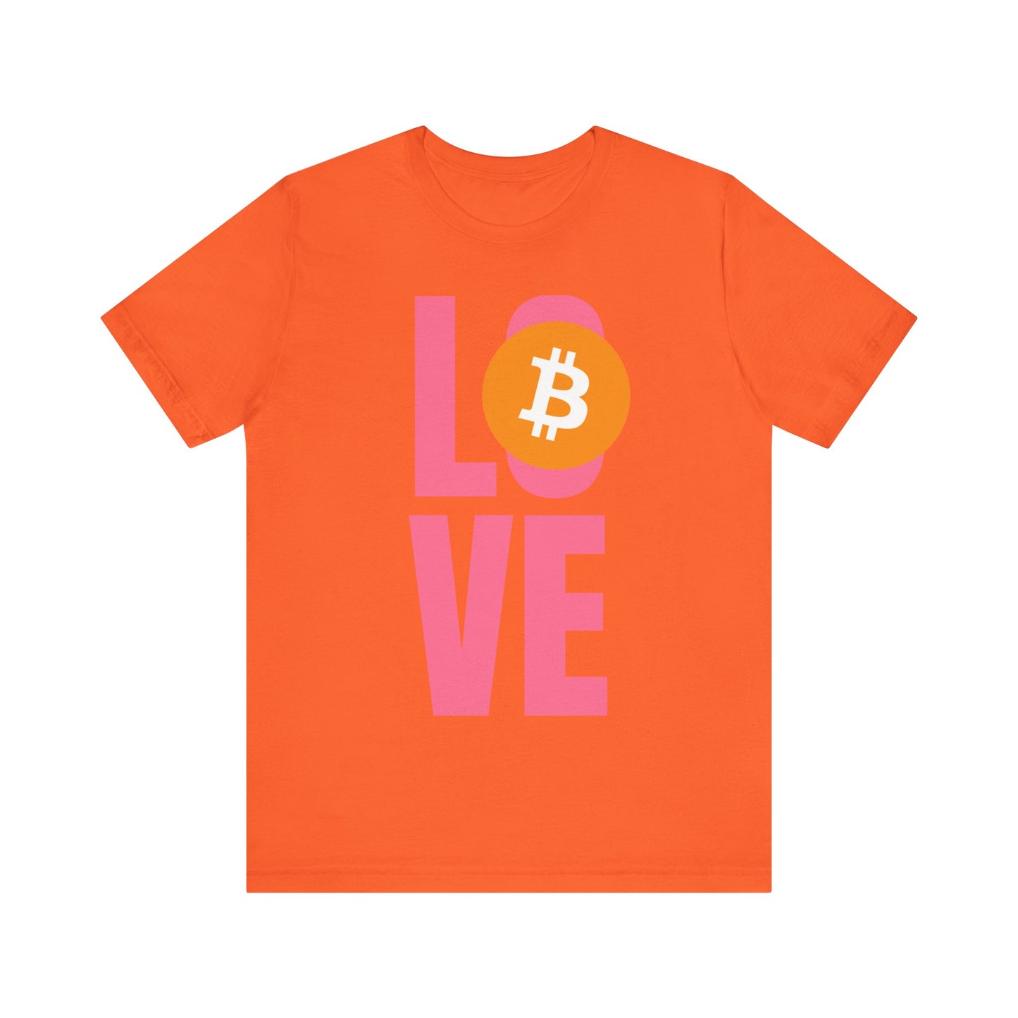 Love Bitcoin Unisex Short Sleeve Tee