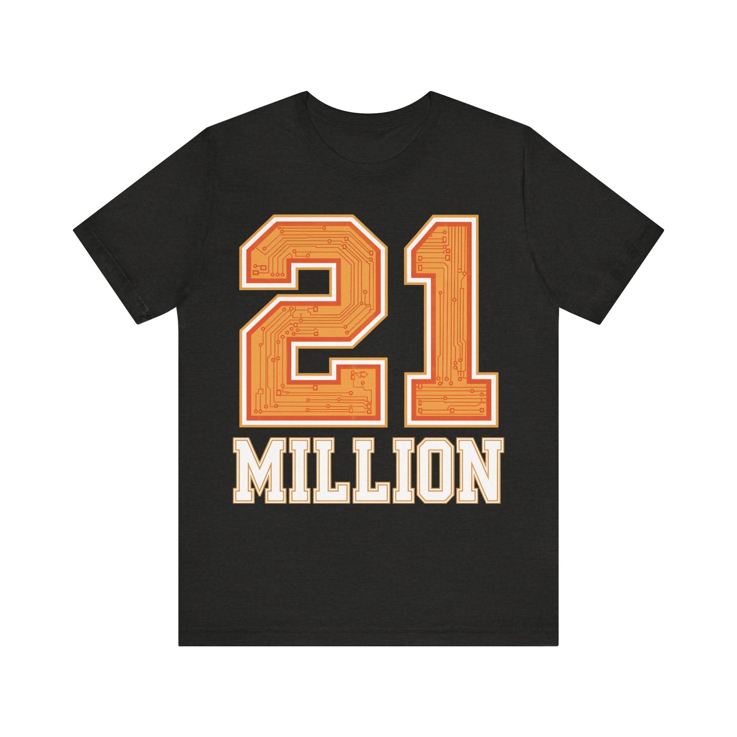21M Orange Circuit Unisex Short Sleeve Tee