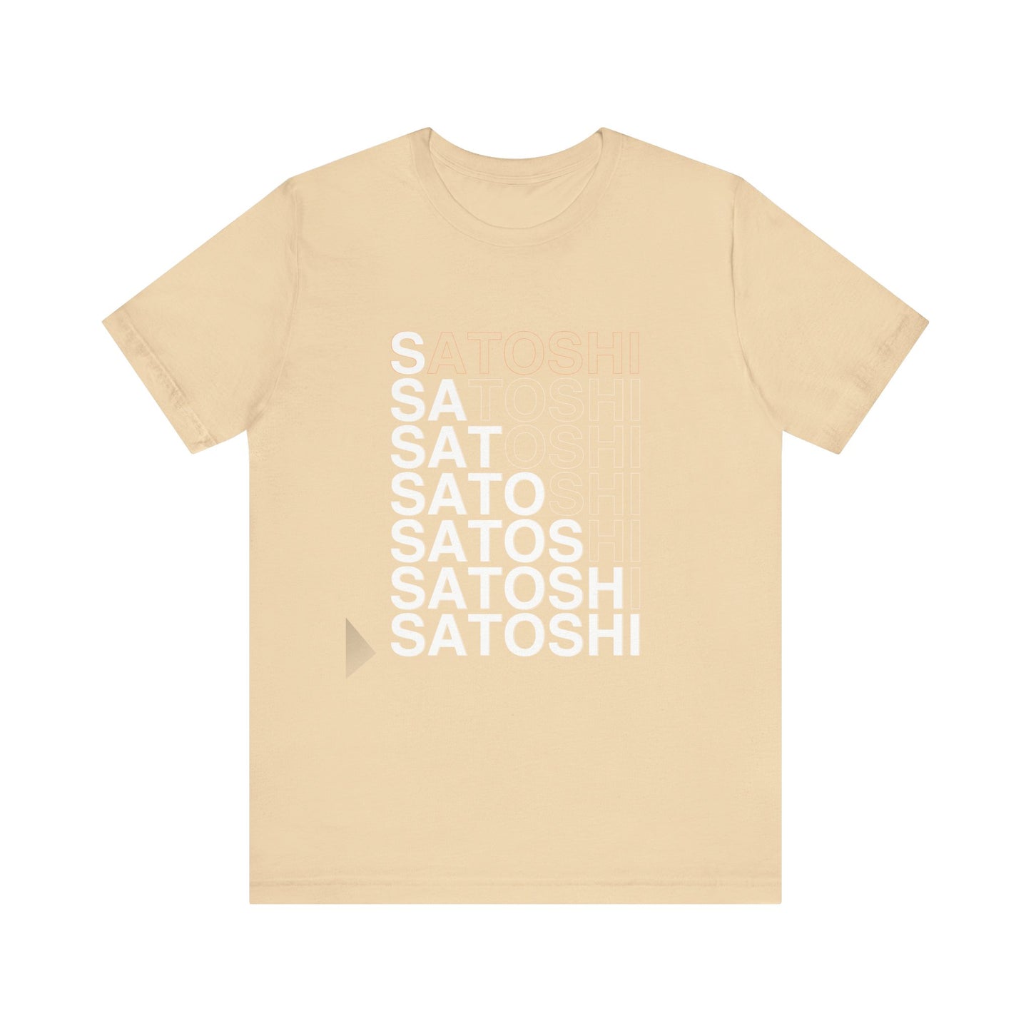 Unisex 'Satoshi Bottom-Line' Short Sleeve Tee