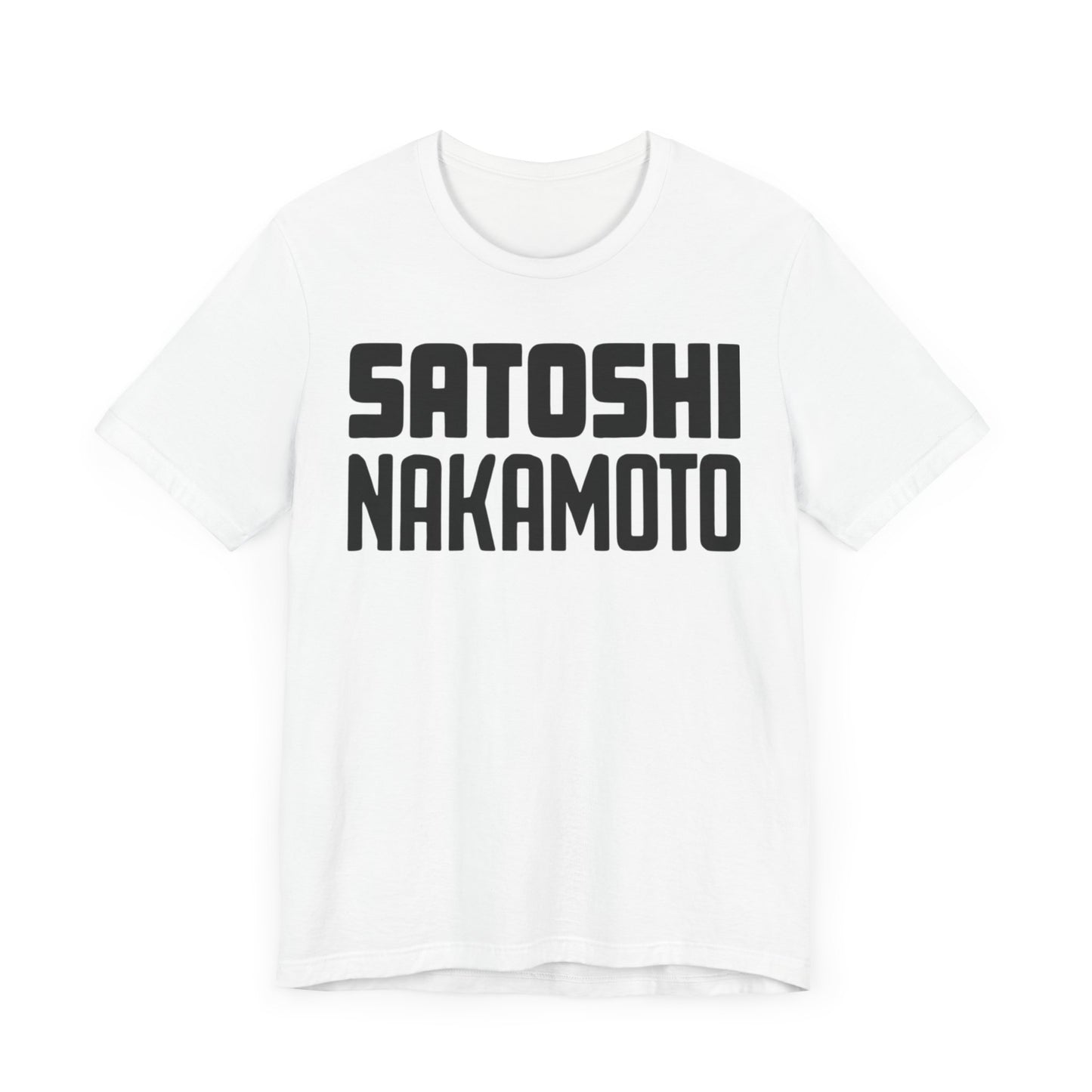 Satoshi Nakamoto Unisex Short Sleeve Tee