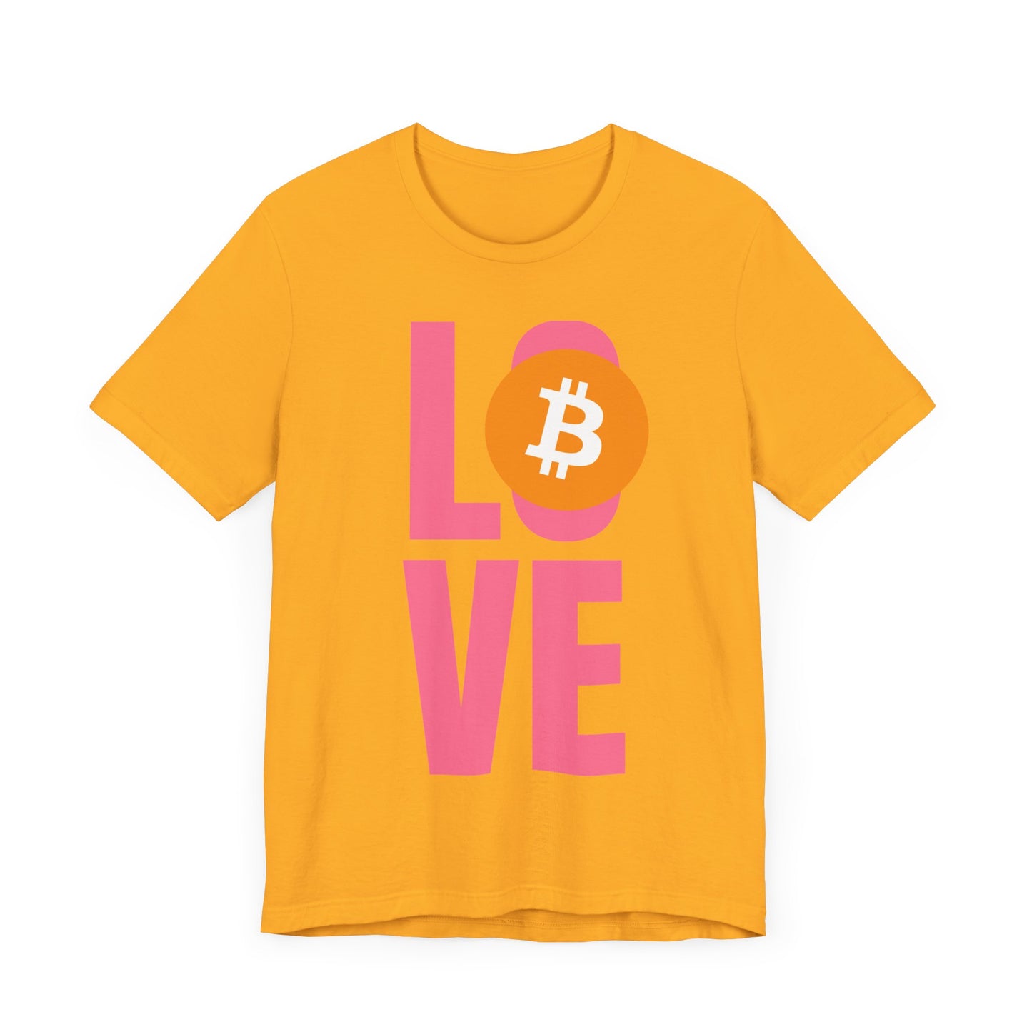 Love Bitcoin Unisex Short Sleeve Tee
