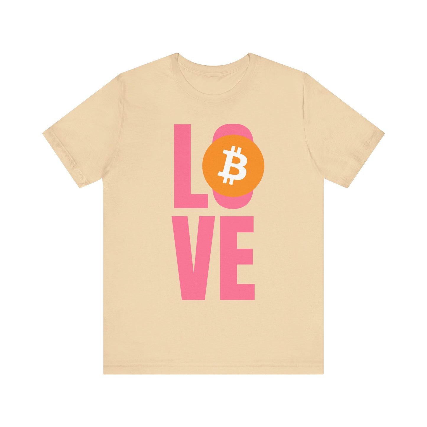 Love Bitcoin Unisex Short Sleeve Tee