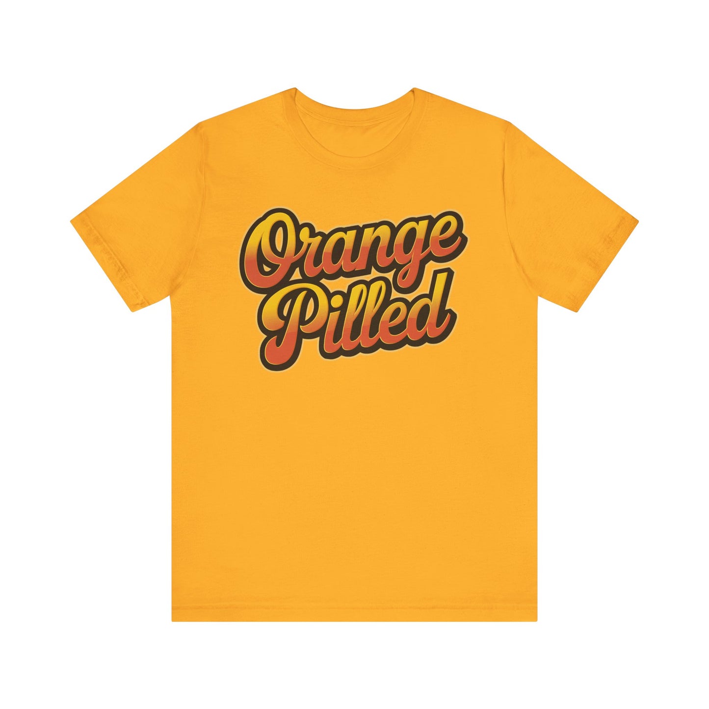 Orange Pilled Unisex Short Sleeve Tee
