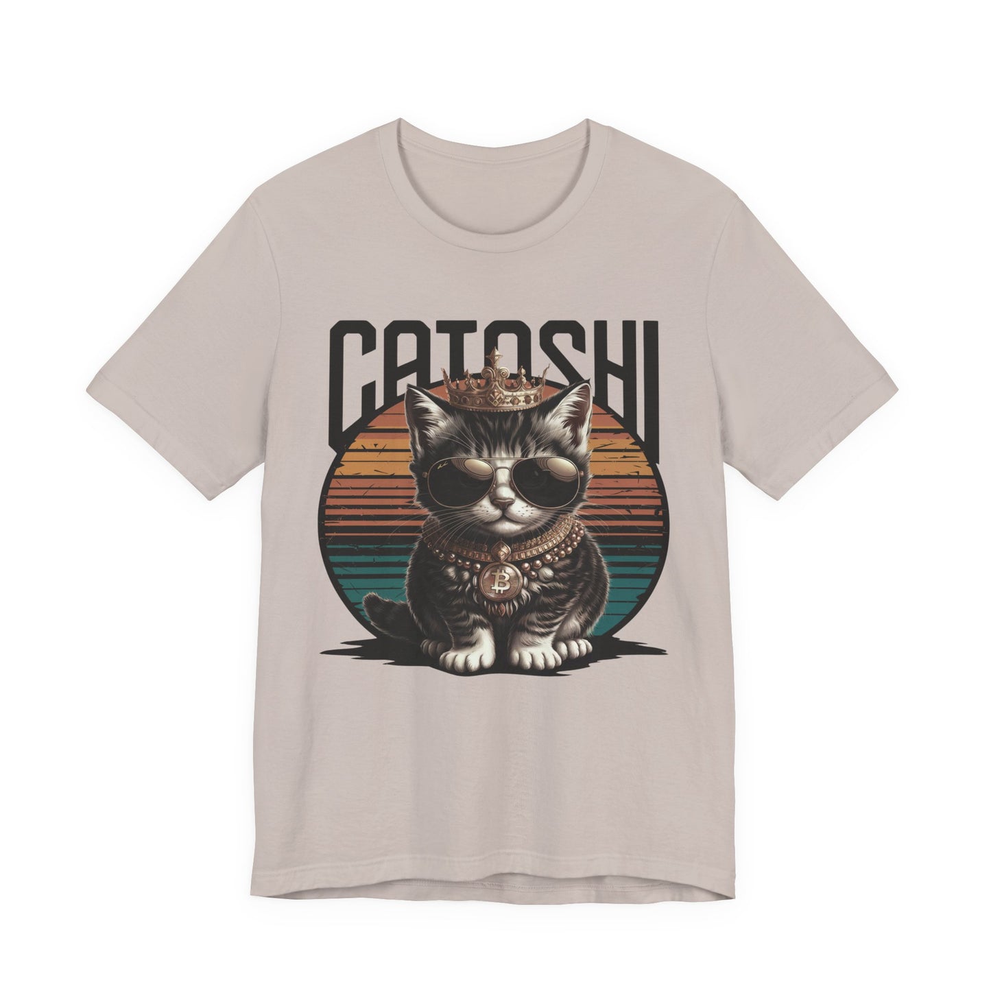 Grey Catoshi Unisex Short Sleeve Tee