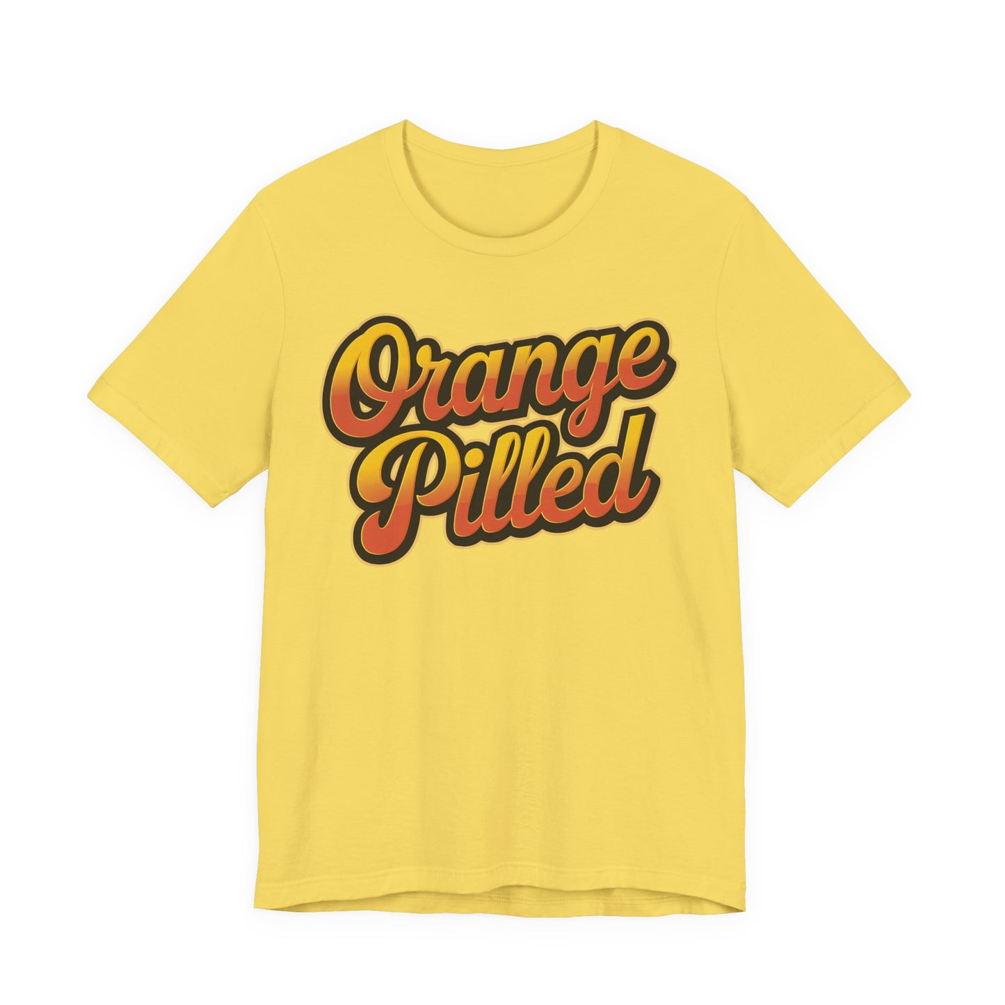 Orange Pilled Unisex Short Sleeve Tee