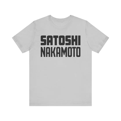 Satoshi Nakamoto Unisex Short Sleeve Tee