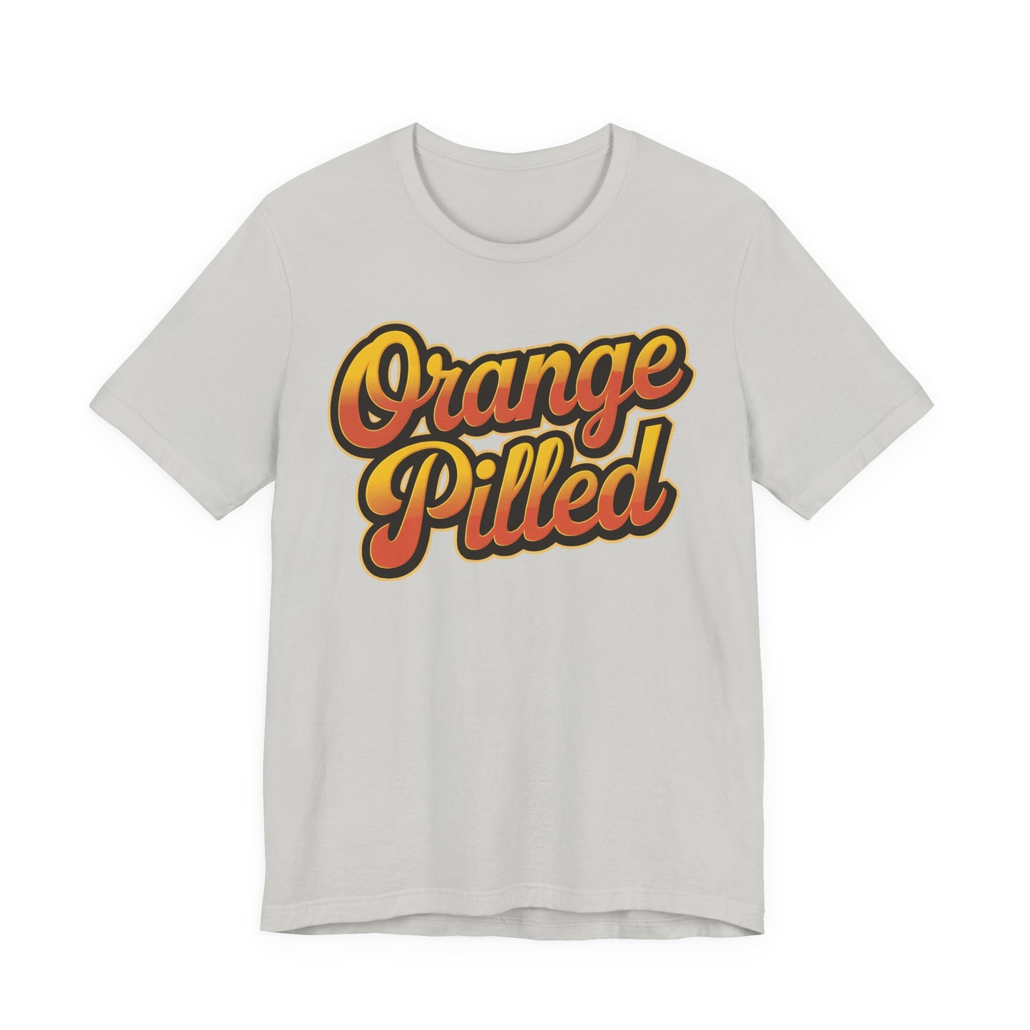 Orange Pilled Unisex Short Sleeve Tee