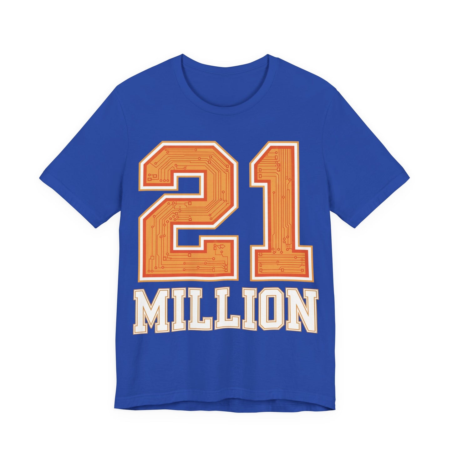 21M Orange Circuit Unisex Short Sleeve Tee