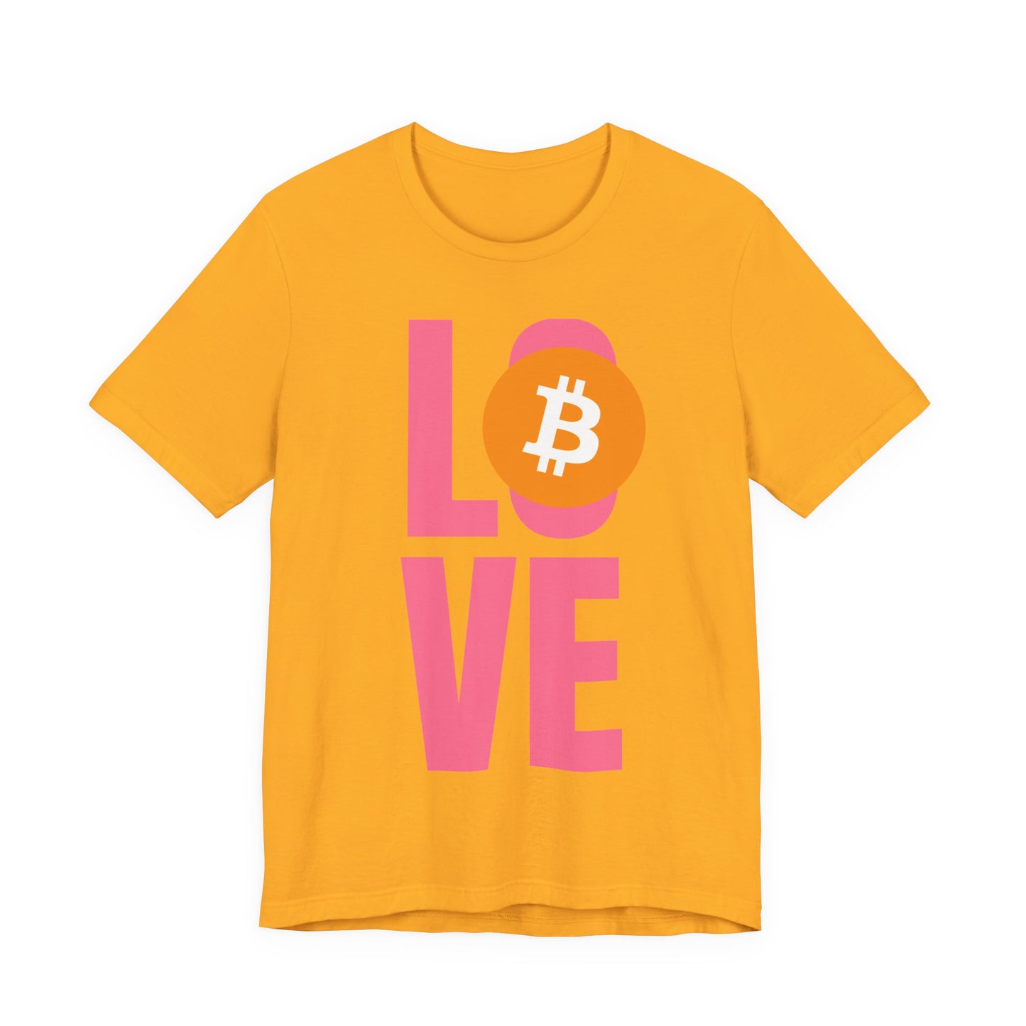 Love Bitcoin Unisex Short Sleeve Tee