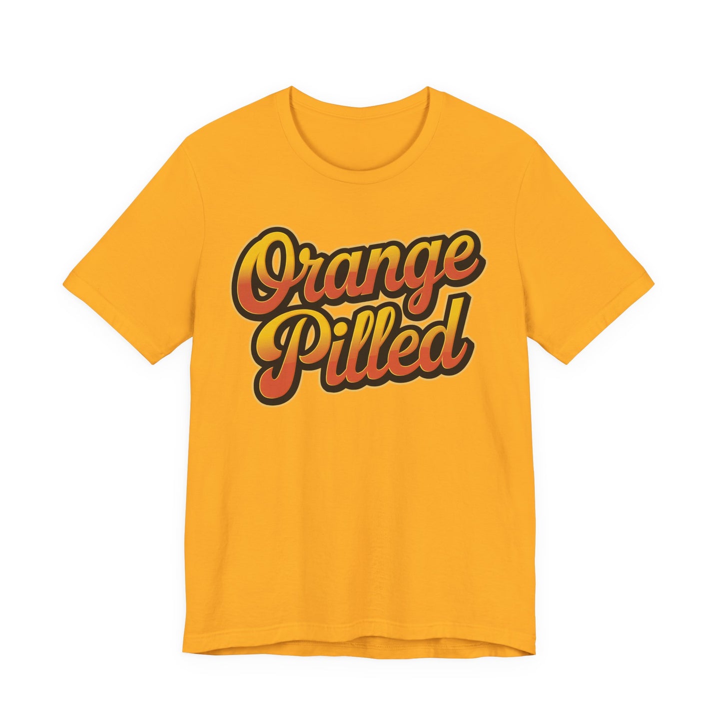 Orange Pilled Unisex Short Sleeve Tee