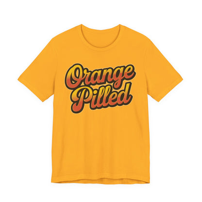 Orange Pilled Unisex Short Sleeve Tee