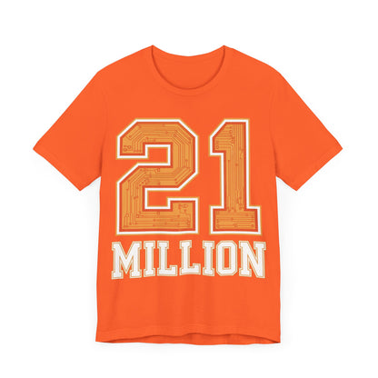 21M Orange Circuit Unisex Short Sleeve Tee