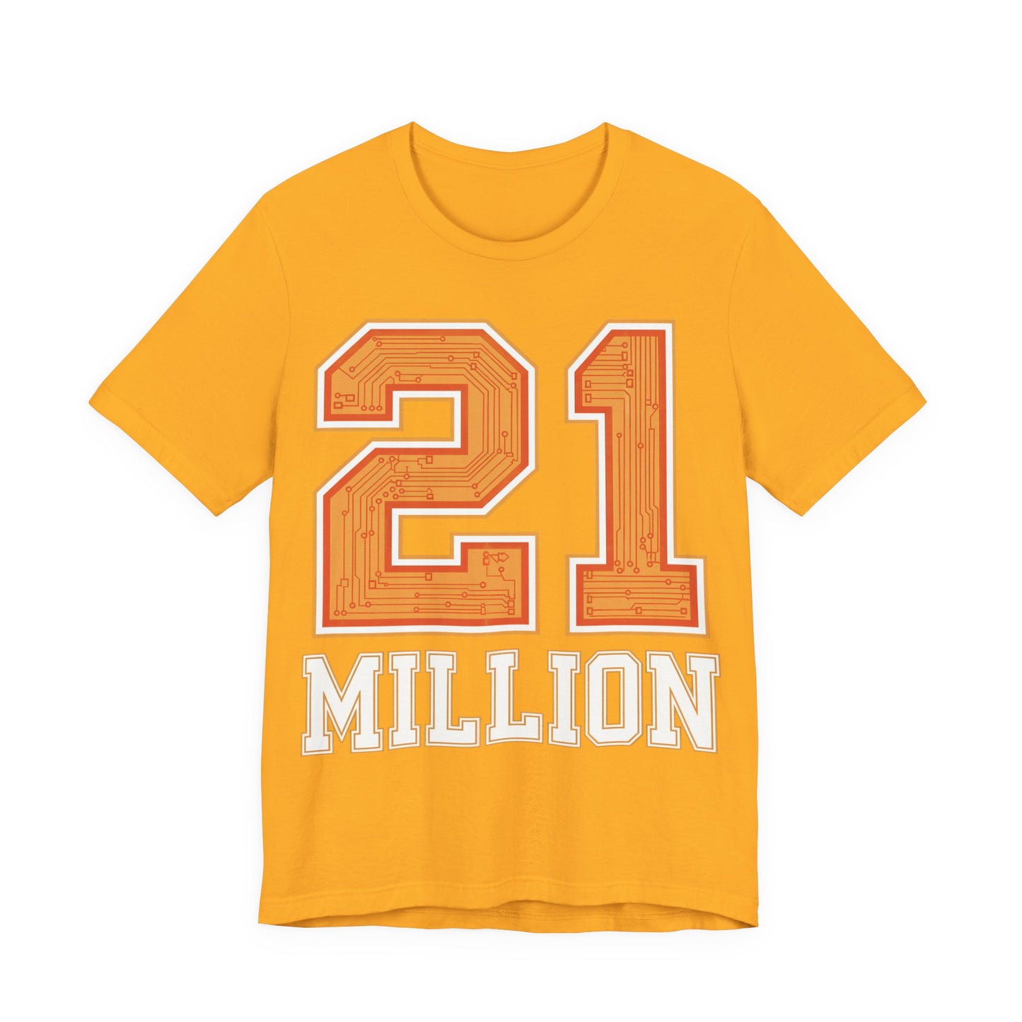 21M Orange Circuit Unisex Short Sleeve Tee