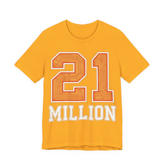 21M Orange Circuit Unisex Short Sleeve Tee