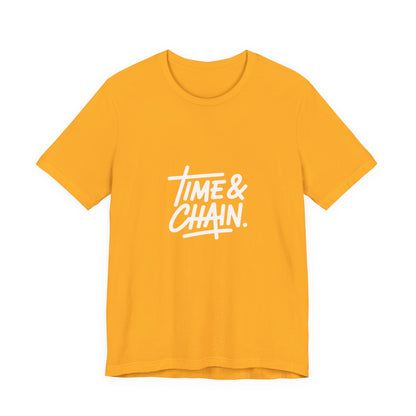 Time & Chain Unisex Short Sleeve Tee