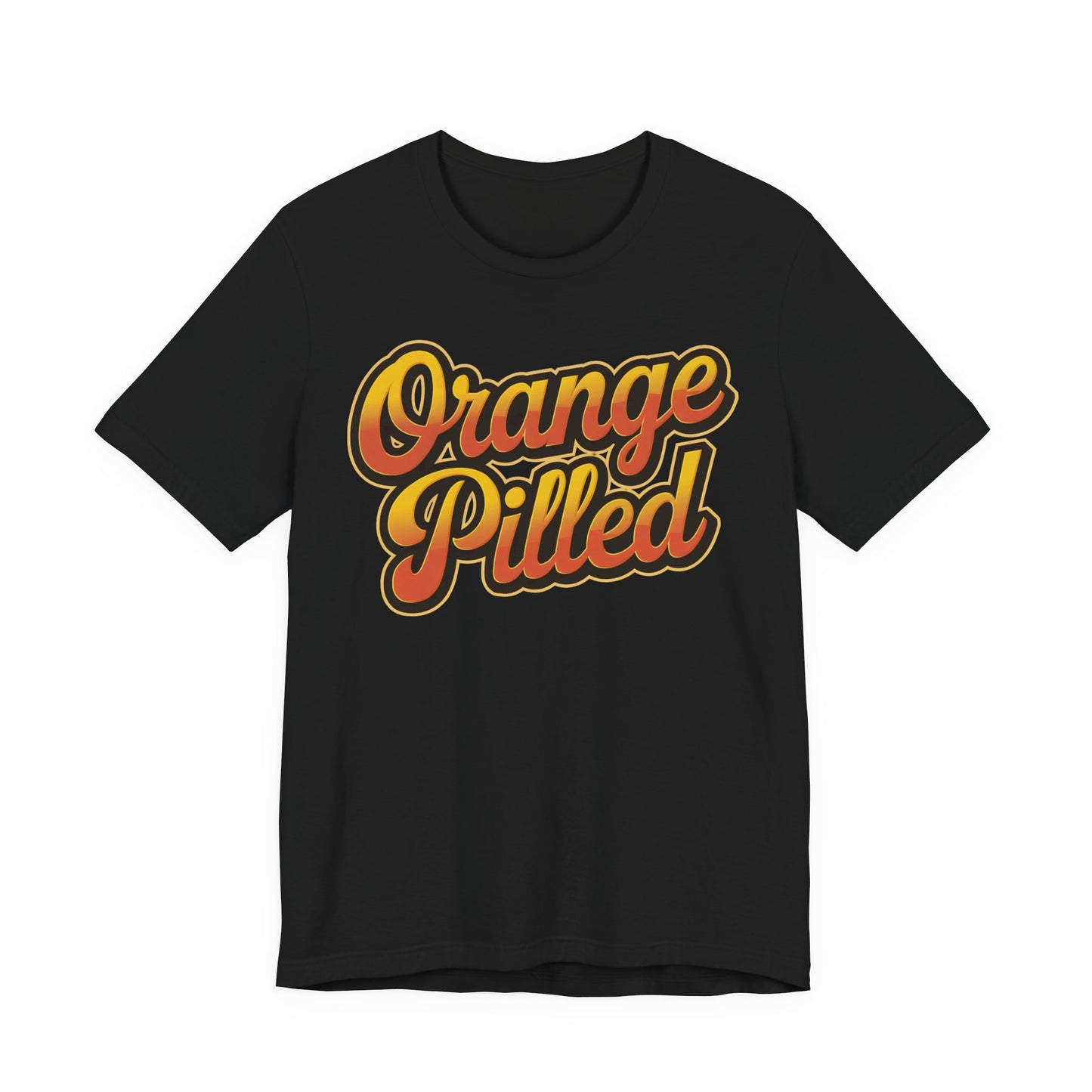 Orange Pilled Unisex Short Sleeve Tee
