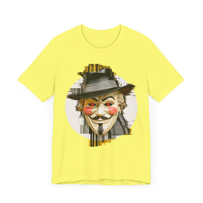 V For Bitcoin Unisex Short Sleeve Tee