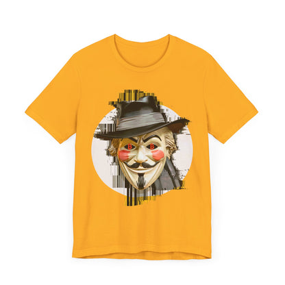 V For Bitcoin Unisex Short Sleeve Tee