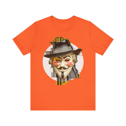 V For Bitcoin Unisex Short Sleeve Tee