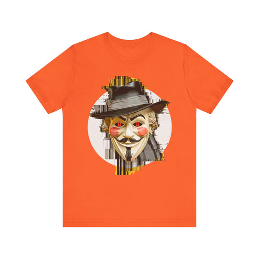 V For Bitcoin Unisex Short Sleeve Tee