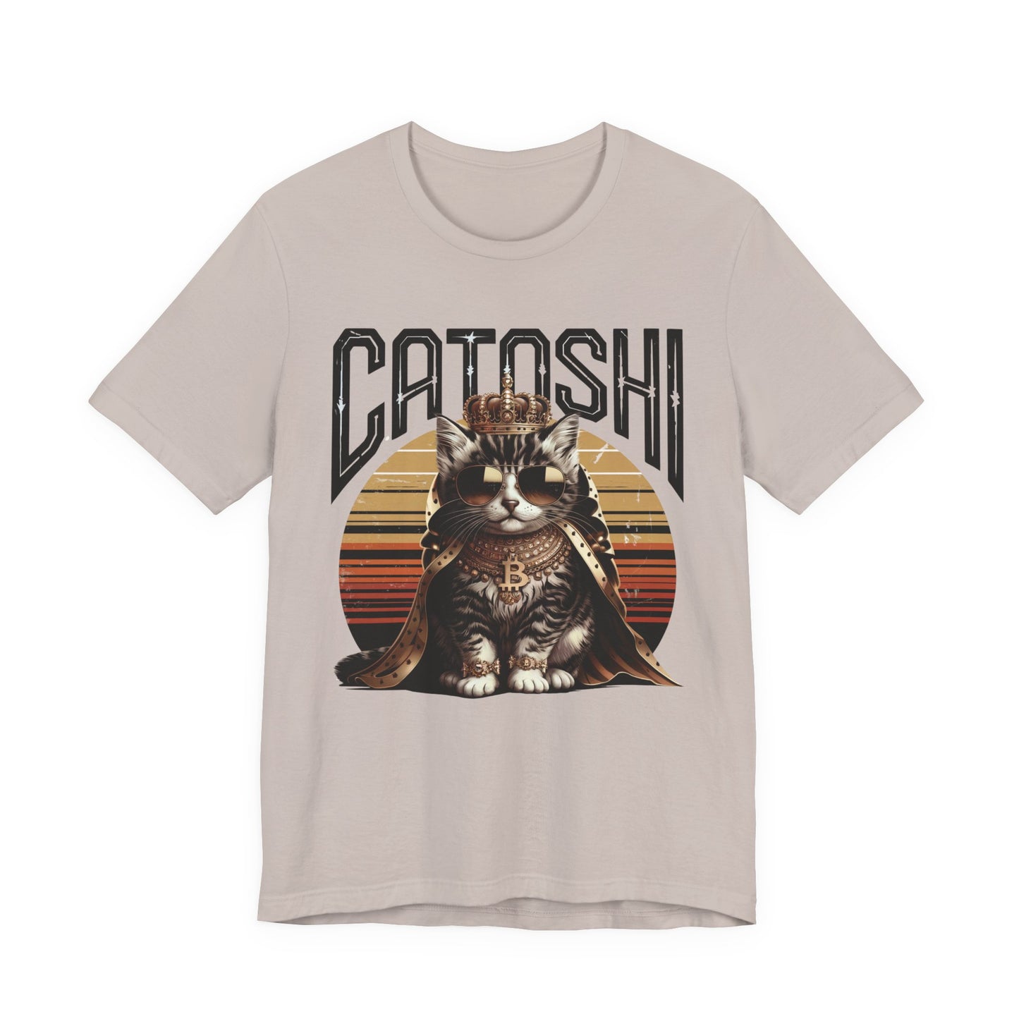 Royal Grey Catoshi Unisex Short Sleeve Tee